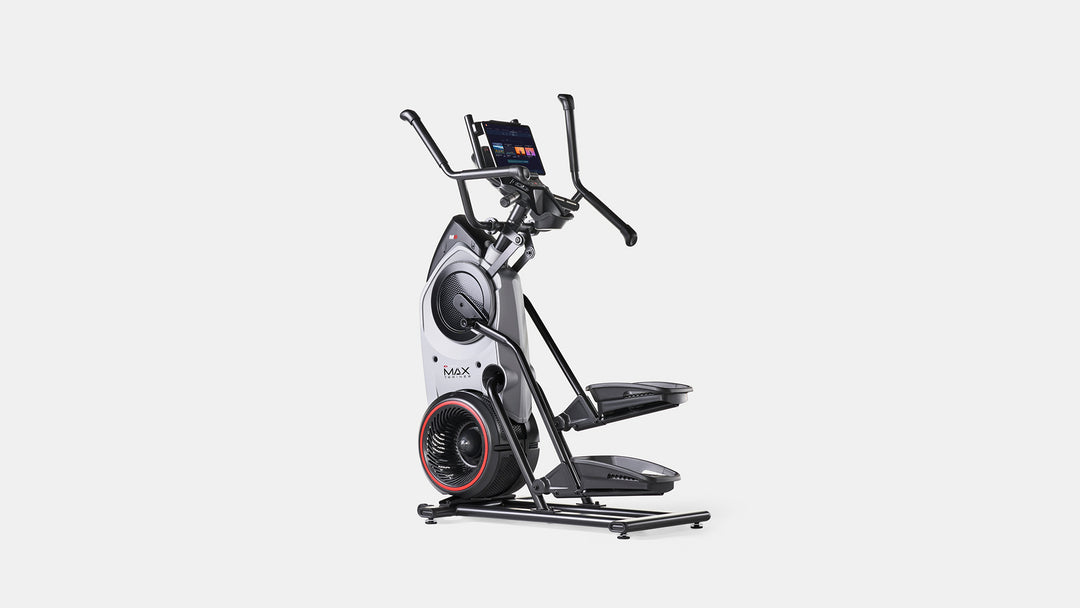 A BowFlex Max Trainer M6 with a white background.