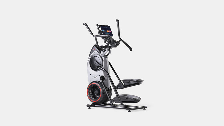 A BowFlex Max Trainer M6 with a white background.