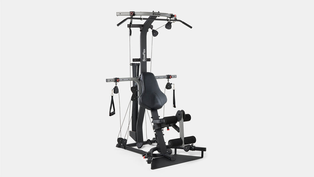 Angled front view of the BowFlex Xtreme 2 SE Home Gym against a white background.