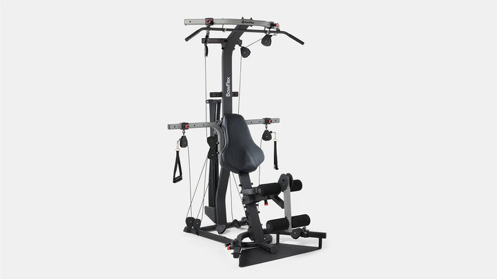 Angled front view of the BowFlex Xtreme 2 SE Home Gym against a white background.